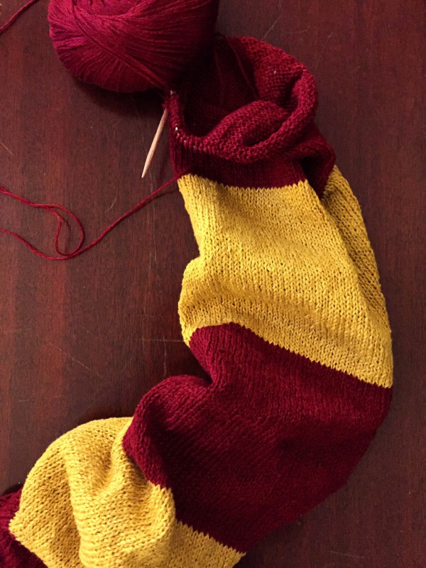 Harry Potter knit scarf