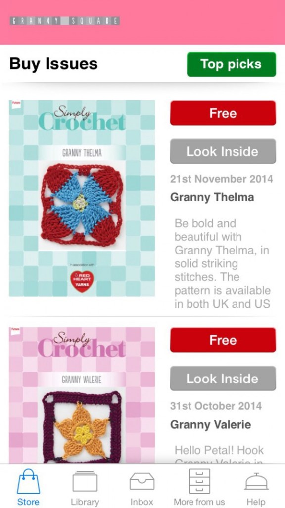 granny square ios app