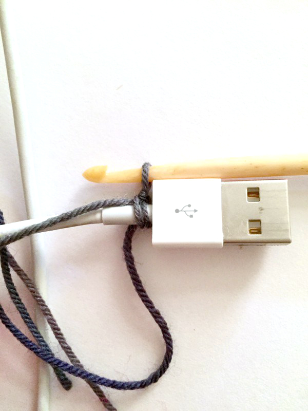 crochet cord covers sc