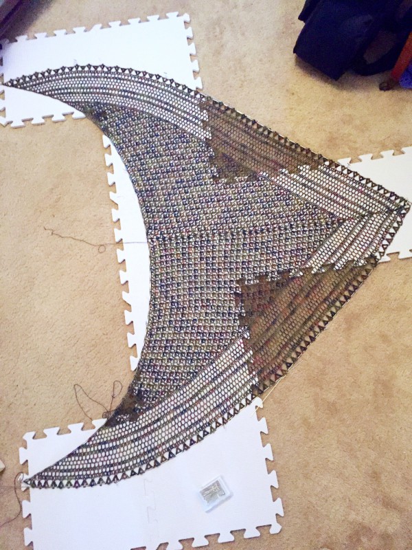 recuerdos de infancia crochet shawl