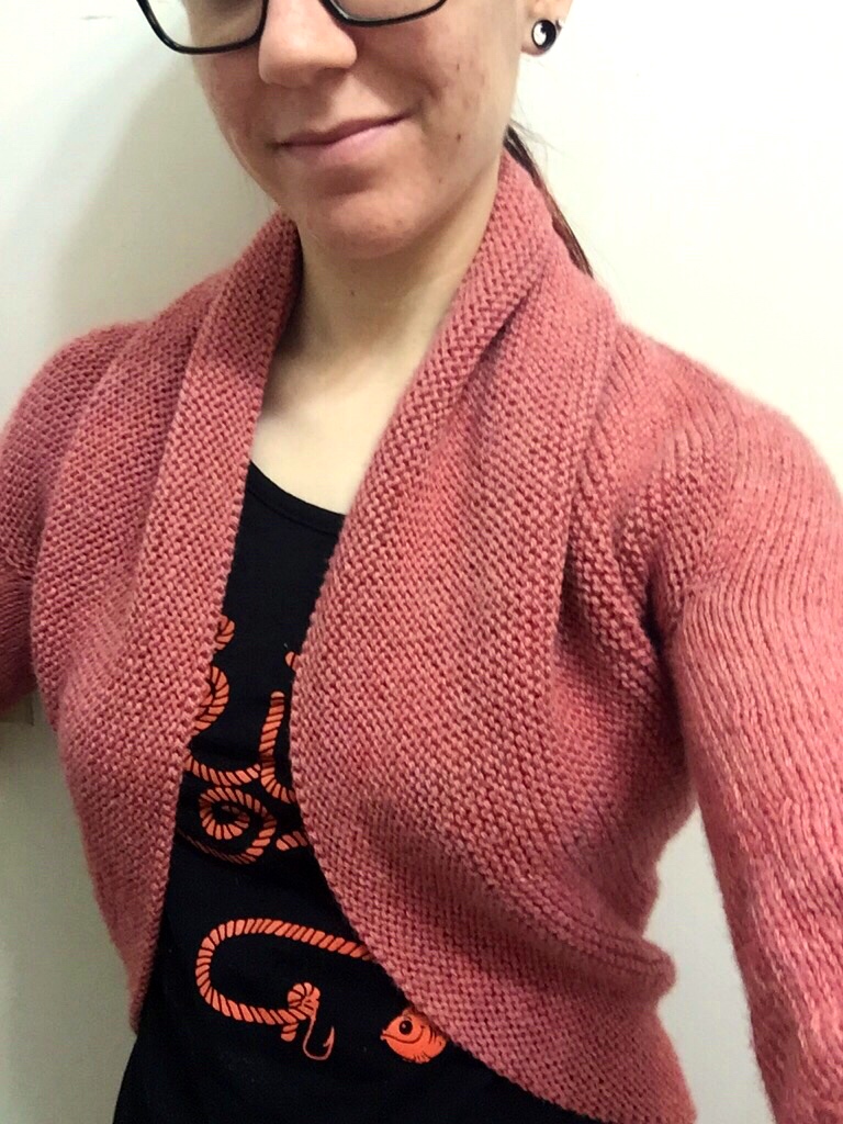 not your average crochet - maeve shrug