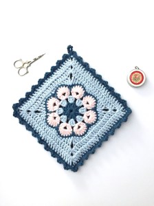not your average crochet - african flower potholder