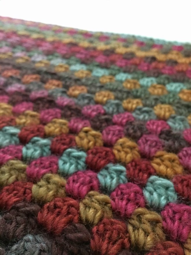 not your average crochet granny shawl